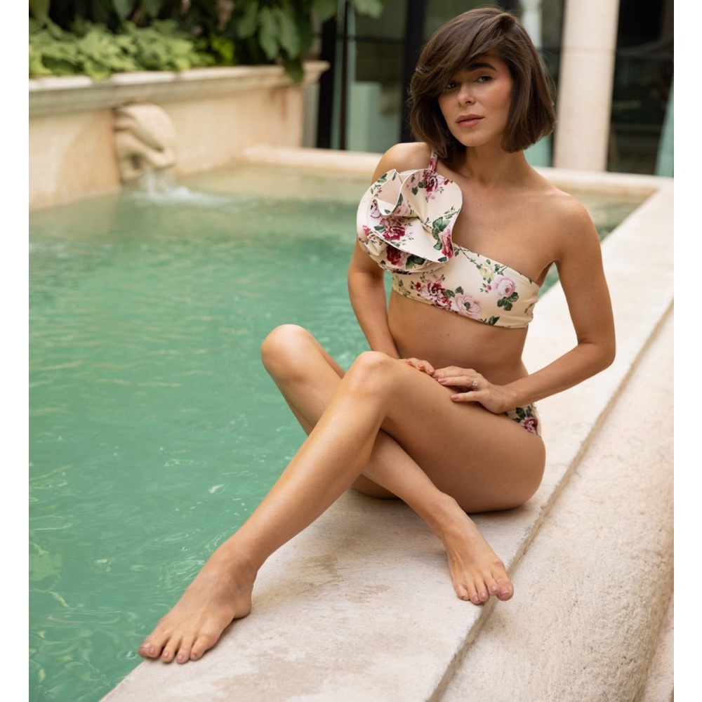 ANTONIO MELANI Floral Off-Shoulder Bikini